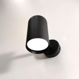 Black ceiling lamp for 1x GU10