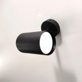 Black ceiling lamp for 1x GU10