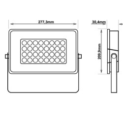 Foco Projector LED 100W AVANT OSRAM Chip