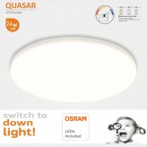 LED Einbauleuchte 24W - Frameless QUASAR - OSRAM CHIP DURIS E 2835 - CCT