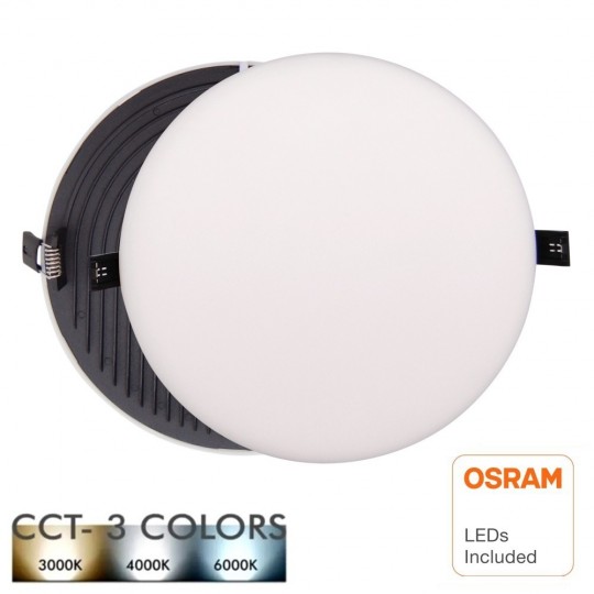 Encastrável LED 24W Frameless QUASAR - OSRAM CHIP DURIS E 2835 - CCT