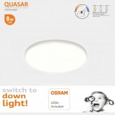 Downlight LED 24W  - Frameless QUASAR - OSRAM CHIP DURIS E 2835 - CCT