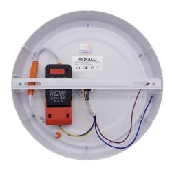 Plafón LED Superficie circular 20W con Detector de  Movimiento - CCT