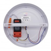 Plafond LED Superficie circular  20W com Detector de  Movimiento - CCT