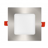 5W LED Square Downlight Slim  Stainless Steel - CCT- OSRAM CHIP DURIS E 2835