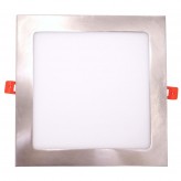 LED Einbauleuchte Quadratisch 15W Silber Rahmen - CCT- OSRAM CHIP DURIS E 2835