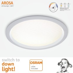 Downlight LED 10W  - OSRAM CHIP DURIS E 2835 - CCT - UGR17