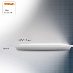 PACK 10 LED Panel 60x60 48W - OSRAM CHIP DURIS E 2835