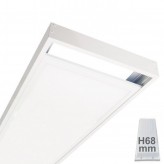 Boitier saillie dalle LED 120x30  - Hauteur 68mm