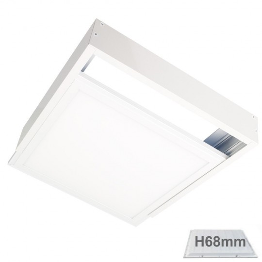 Boitier saillie dalle LED 60 x 60 - Hauteur 68mm