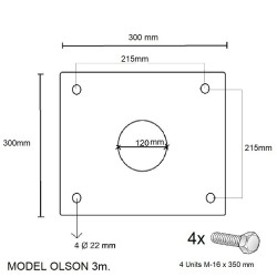 Comprar Columna Olson 3 metros