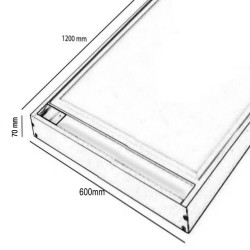 Kit de Superficie para Panel de 120x30 - Altura 68mm