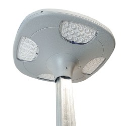 Farol Solar LED 100W Portátil SUNWAY +  Suporte Ajustável em altura com rodas