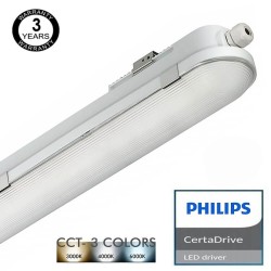 Regleta Estanca LED 40W Philips Driver - CCT - 120cm