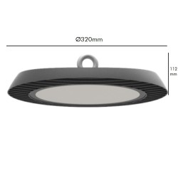 Campana Industrial LED ENDURANCE 100W UFO OSRAM CHIP DURIS E 2835