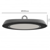 LED Hallenstrahler 100W ENDURANCE UFO OSRAM CHIP DURIS E 2835