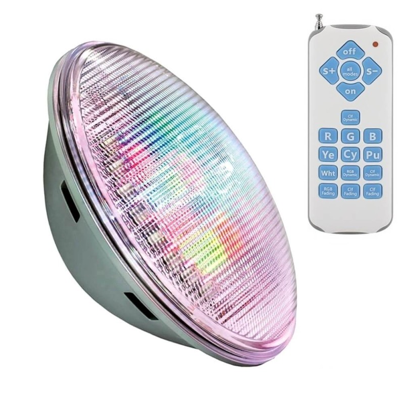 Lâmpada LED 45W PAR56 para piscinas - G53 - RGB