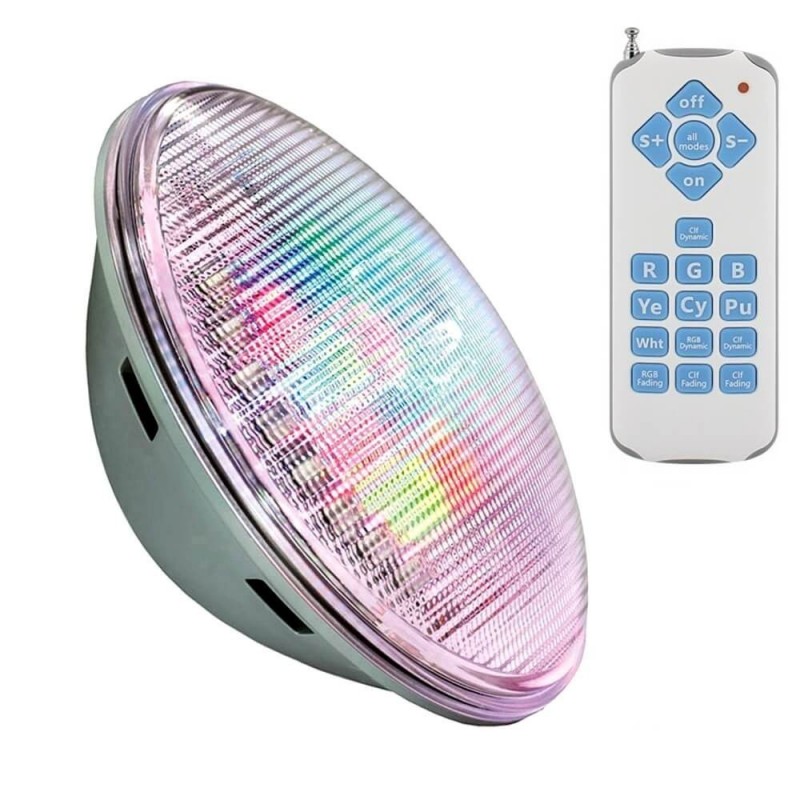 Lâmpada LED 45W PAR56 para piscinas - G53 - RGB