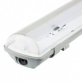 Waterproof screen for two LED tubes IP65  150cm