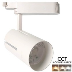 Buy LED Tracklight 30W VIENA White Single Phase - Commercial Lighting