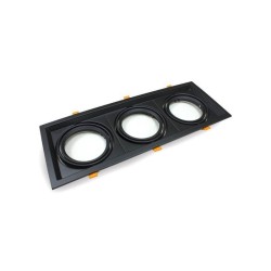 Housing BLACK triple adjustable for AR111 5005