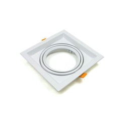 Comprar Aro Branco Downlight Quadrado Basculante paraLED AR111