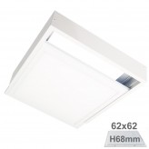 Boitier Saillie Dalle LED 62x62 - Hauteur 68mm