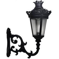 Buy QUEEN Streetlamp for E27 LED Lamp with Arm - Aluminium