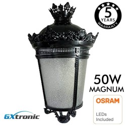 Farol LED Palácio Aluminio 40W-50W-65W-100W