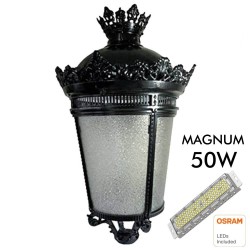 Farol LED Palácio Aluminio 40W-50W-65W-100W