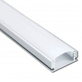 Perfil 2 metros  Aluminio - U - para LED