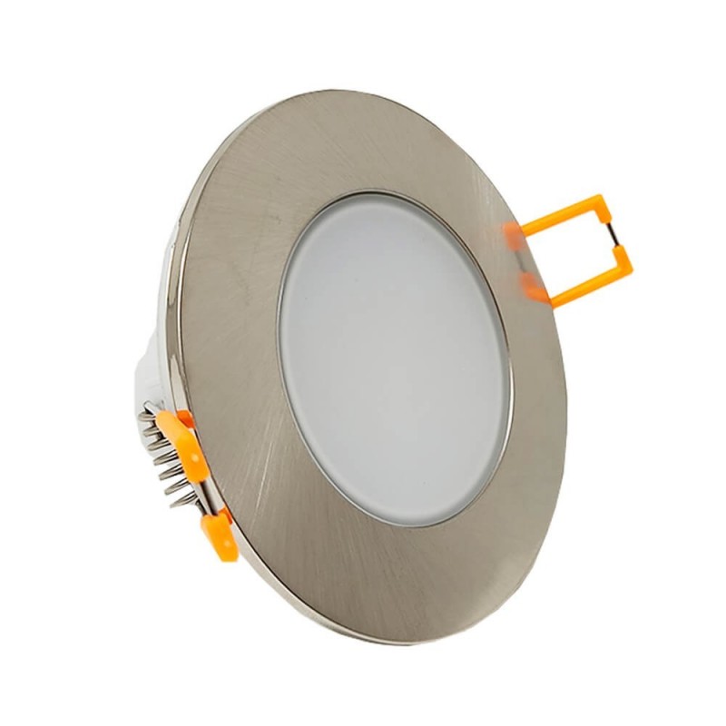 Downlight LED 5W - Nickel - IP65 - Zones humides