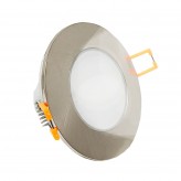 5W LED Downlight 5W - Nickel - IP65- Wet areas