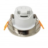 LED Einbaustrahler  5W Nickel - IP65 - Nasse Bereiche