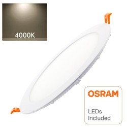 Painel Slim LED Circular 20W OSRAM Chip