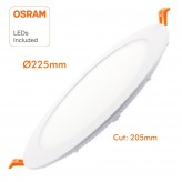 Downlight Slim LED Rond 20W - 120° OSRAM Chip