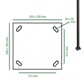 Farola LED WANDA 50W - 4 metros - 6 metros