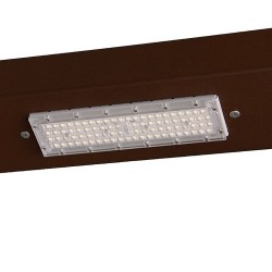 Farol LED 50W RUTH - 4 metros - 6 metros