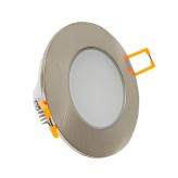 5W LED Downlight 5W - Nickel - IP65- Wet areas