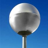 Globe Straßenlaterne gegen Lichtverschmutzung für E27 LED Lampe E27 - 40W -50W