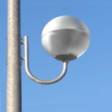 Globe Straßenlaterne gegen Lichtverschmutzung für E27 LED Lampe E27 - 40W -50W