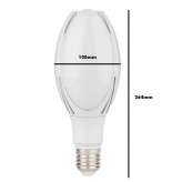 Globe Straßenlaterne gegen Lichtverschmutzung für E27 LED Lampe E27 - 40W -50W