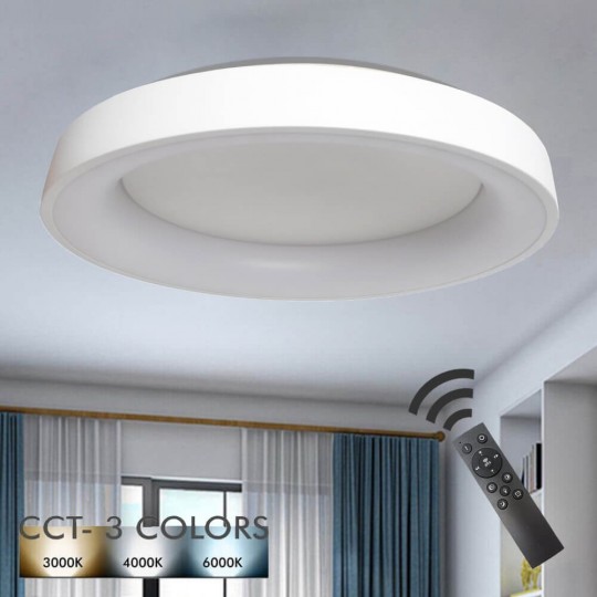 Plafond LED 36W FRANKFURT  - Regulável -CCT + Mando Control