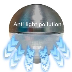 Farola Globo Anti Contaminación Lúminica para Lámpara LED E27 - 40W -50W