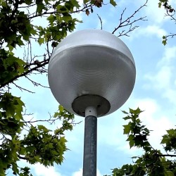 Globe Streetlight Anti light Pollution  for LED Lamp  E27 - 40W -50W