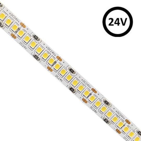 LED-Streifen 24V | 240xLED/m | 5m | SMD2835 | 560Lm | 30W/M | IP20