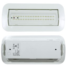 LED Emergency Light 4W + Ceiling Kit + Permanent Light Option - IP6...