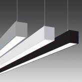 Lampe linéaire Suspension - MUNICH MINI ARGENT - 0,5m - 1m - 1,5m - 2m - IP54