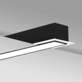 Luminaire Linéaire LED - encastré - MOSCOU MINI NOIR - 0,5m - 1m - 1,5m - 2m - IP54