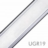 Régua linear LED - MUNIQUE MINI PRETO - 0,5m - 1m - 1,5m - 2m - IP54